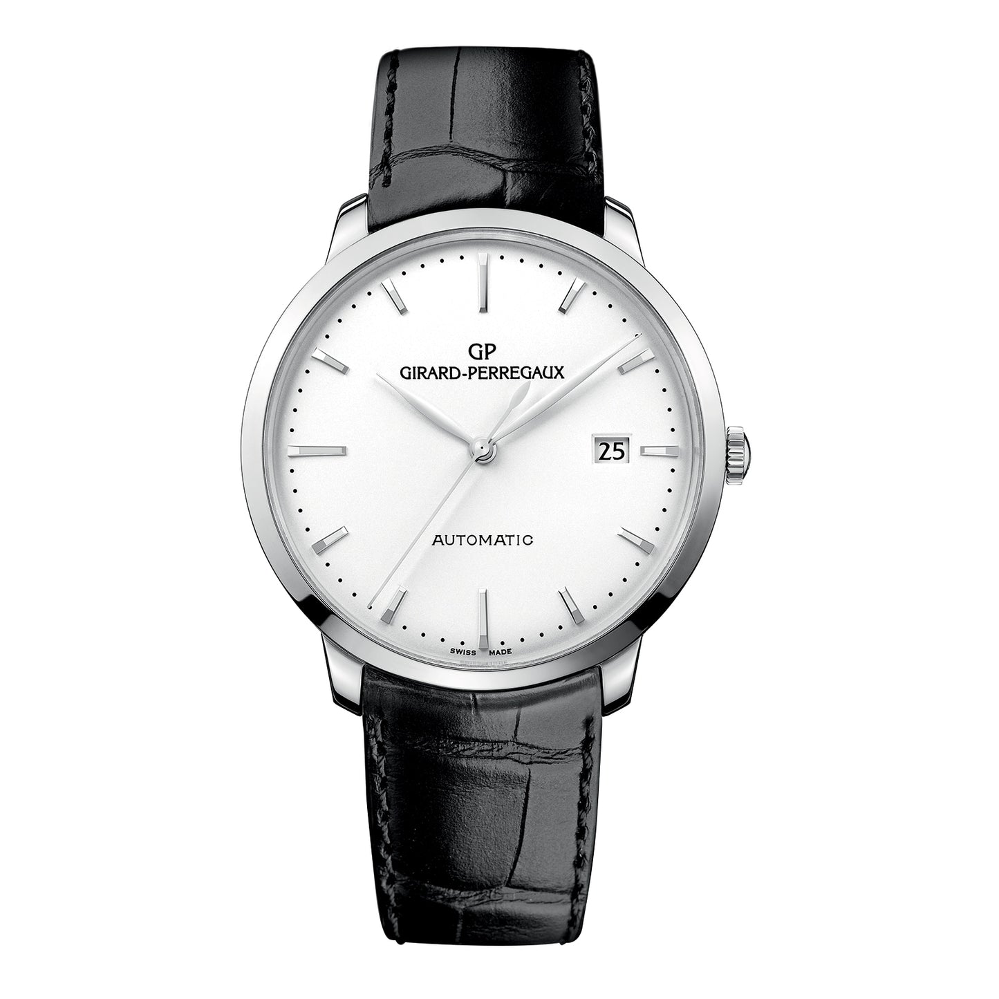 GIRARD PERREGAUX 1966 Silver 40mm 49555-11-131-BB60