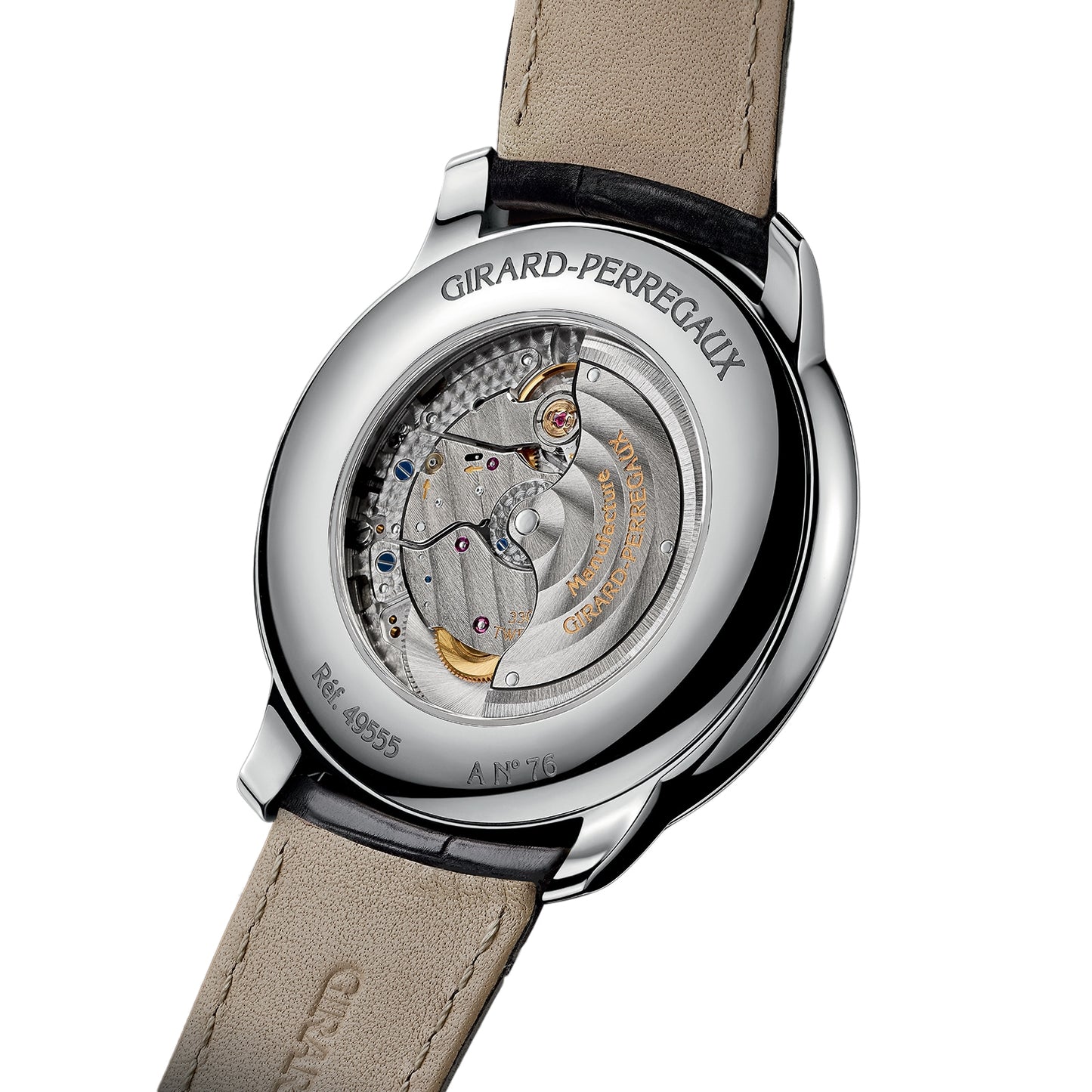 GIRARD PERREGAUX 1966 Silver 40mm 49555-11-131-BB60