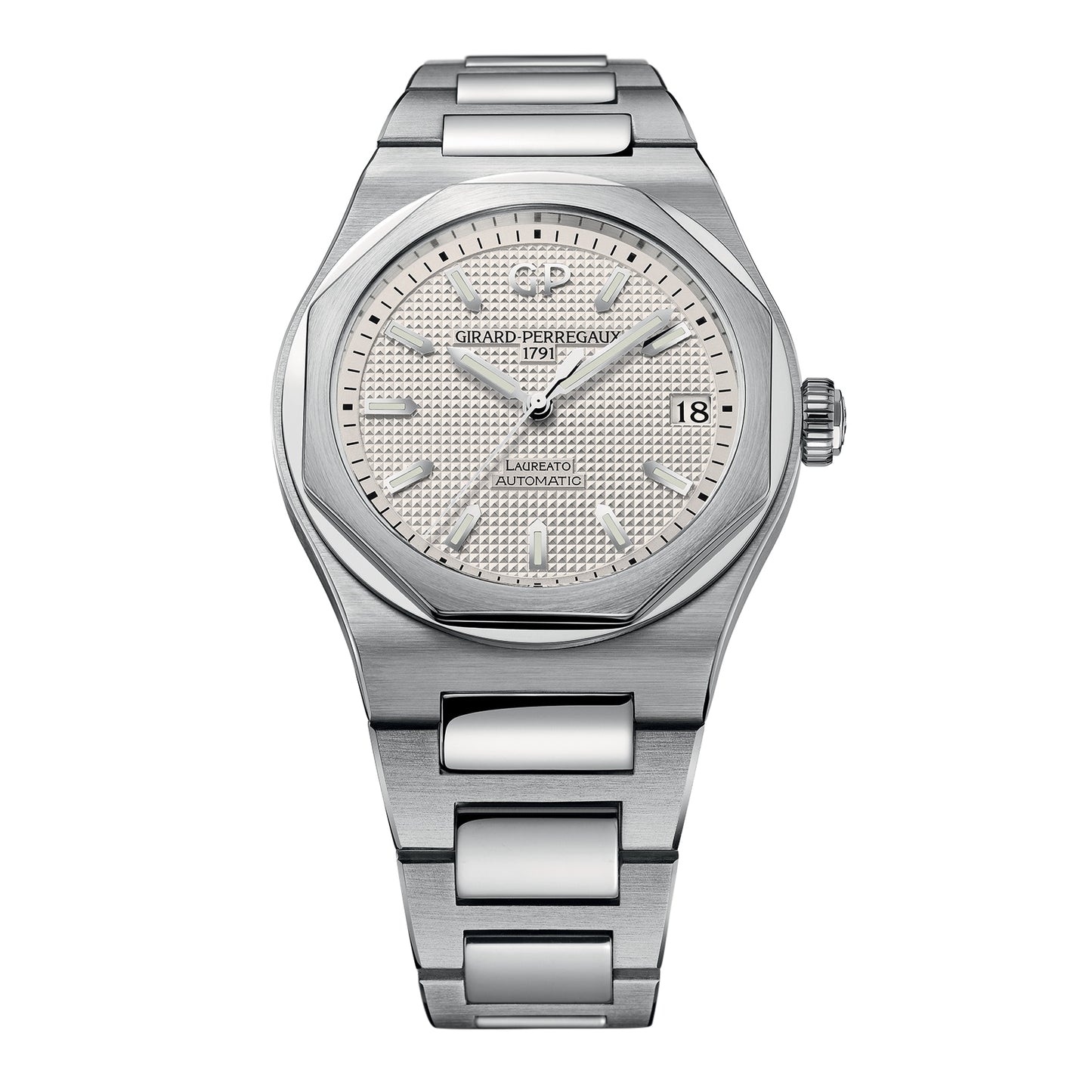 GIRARD PERREGAUX Laureato Silver 42mm 81010-11-131-11A