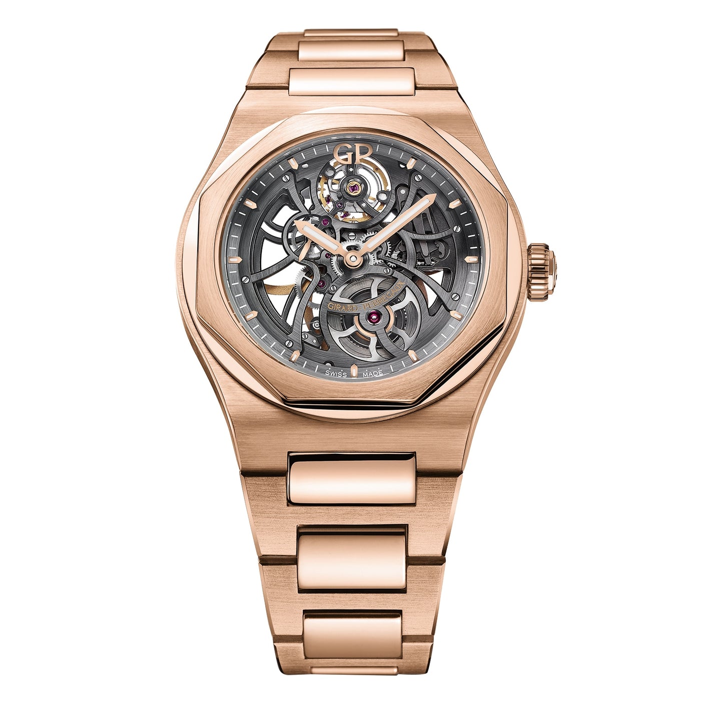 GIRARD PERREGAUX Laureato Rose Gold Skeleton 42mm 81015-52-002-52A