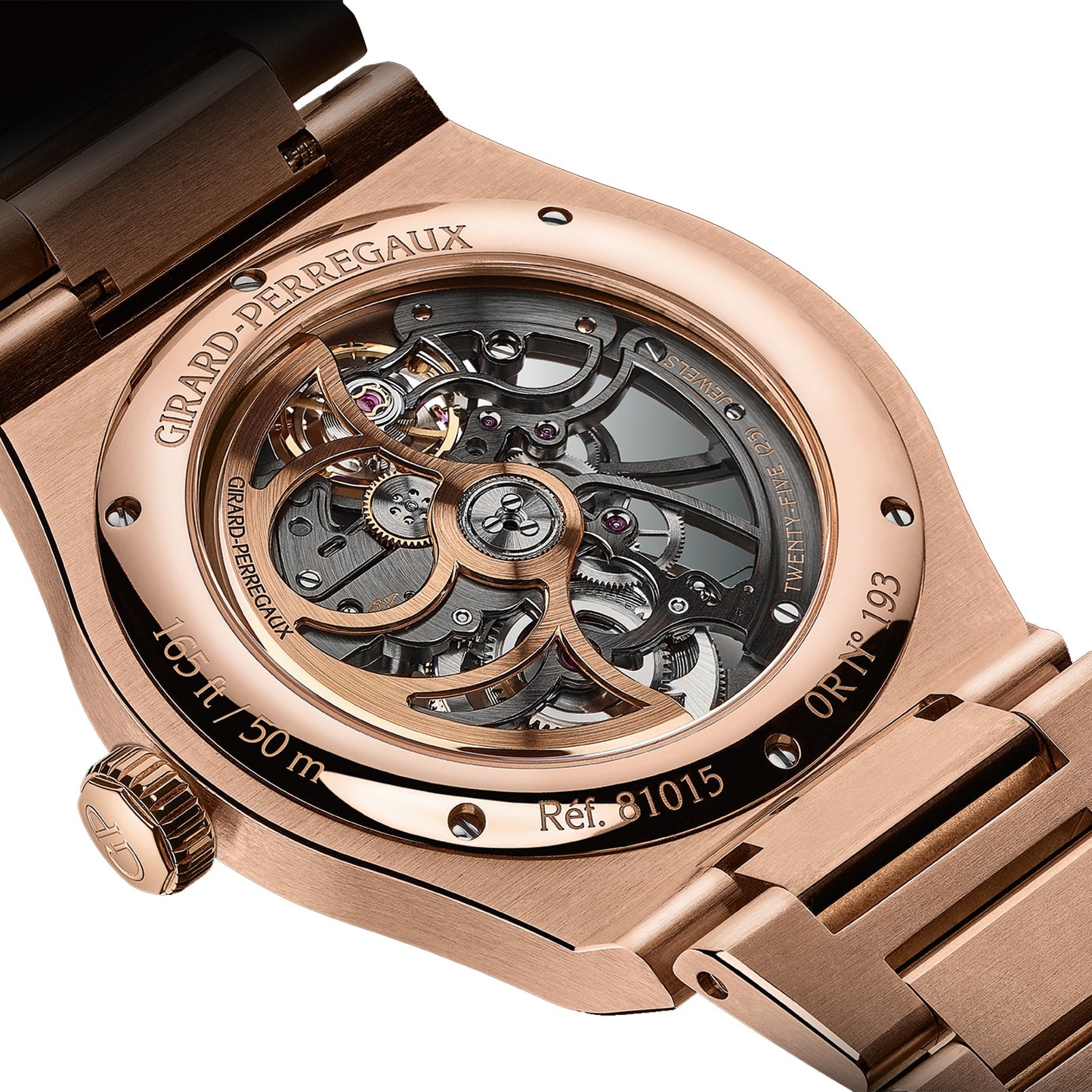 GIRARD PERREGAUX Laureato Rose Gold Skeleton 42mm 81015-52-002-52A