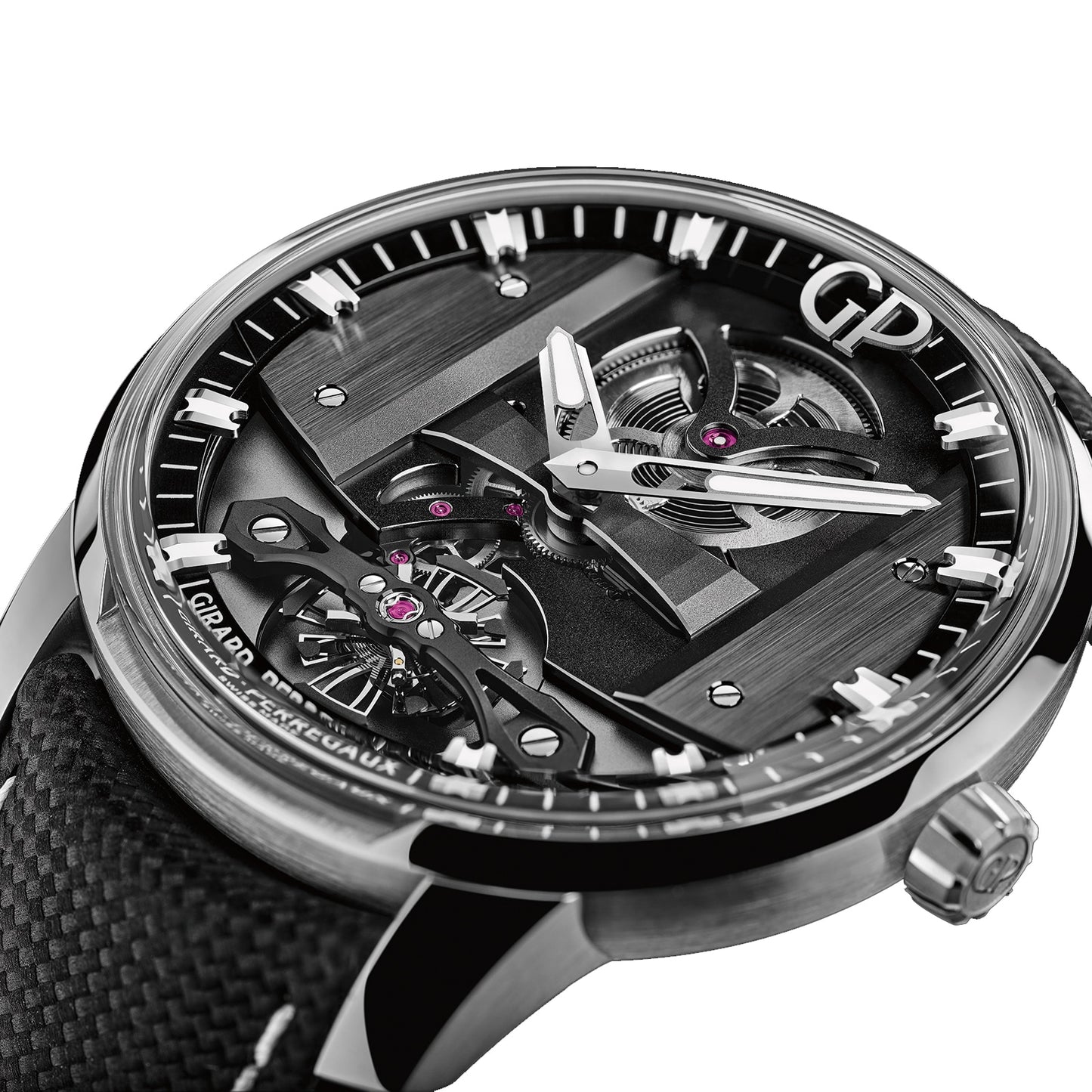 GIRARD PERREGAUX Free Bridge Black 44mm 82000-11-631-FA6A
