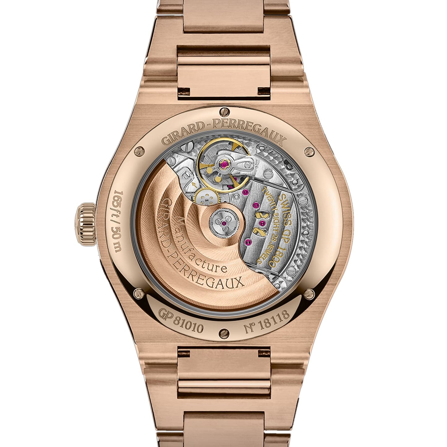 GIRARD PERREGAUX Laureato 42mm Mens Watch Black 81010-52-3118-1CM