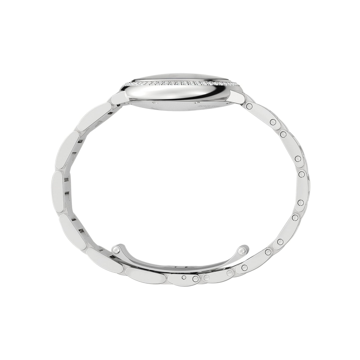 CARTIER Ballon Bleu De Cartier Watch, 33mm, Mechanical Movement With Automatic Winding, Steel, Diamonds W4BB0023