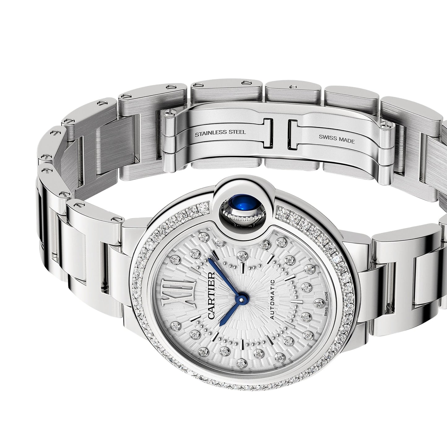 CARTIER Ballon Bleu De Cartier Watch, 33 Mm, Mechanical Movement With Automatic Winding. W4BB0035