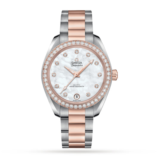 OMEGA Seamaster Aqua Terra Co-Axial Master Chronometer 34mm Ladies Watch O22025342055001