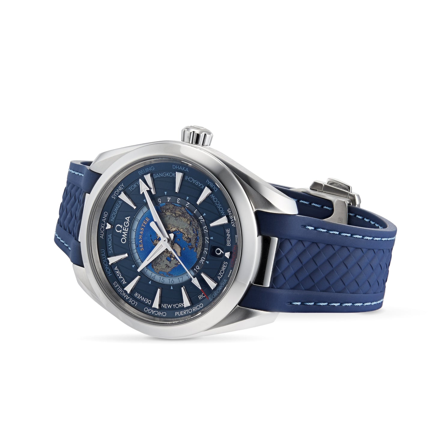 OMEGA Aqua Terra 150M CoAxial Master Chronometer GMT Worldtimer 43mm O22012432203001
