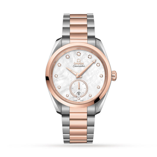 OMEGA Seamaster Aqua Terra Two-Tone 38mm Ladies Watch O22020382055002