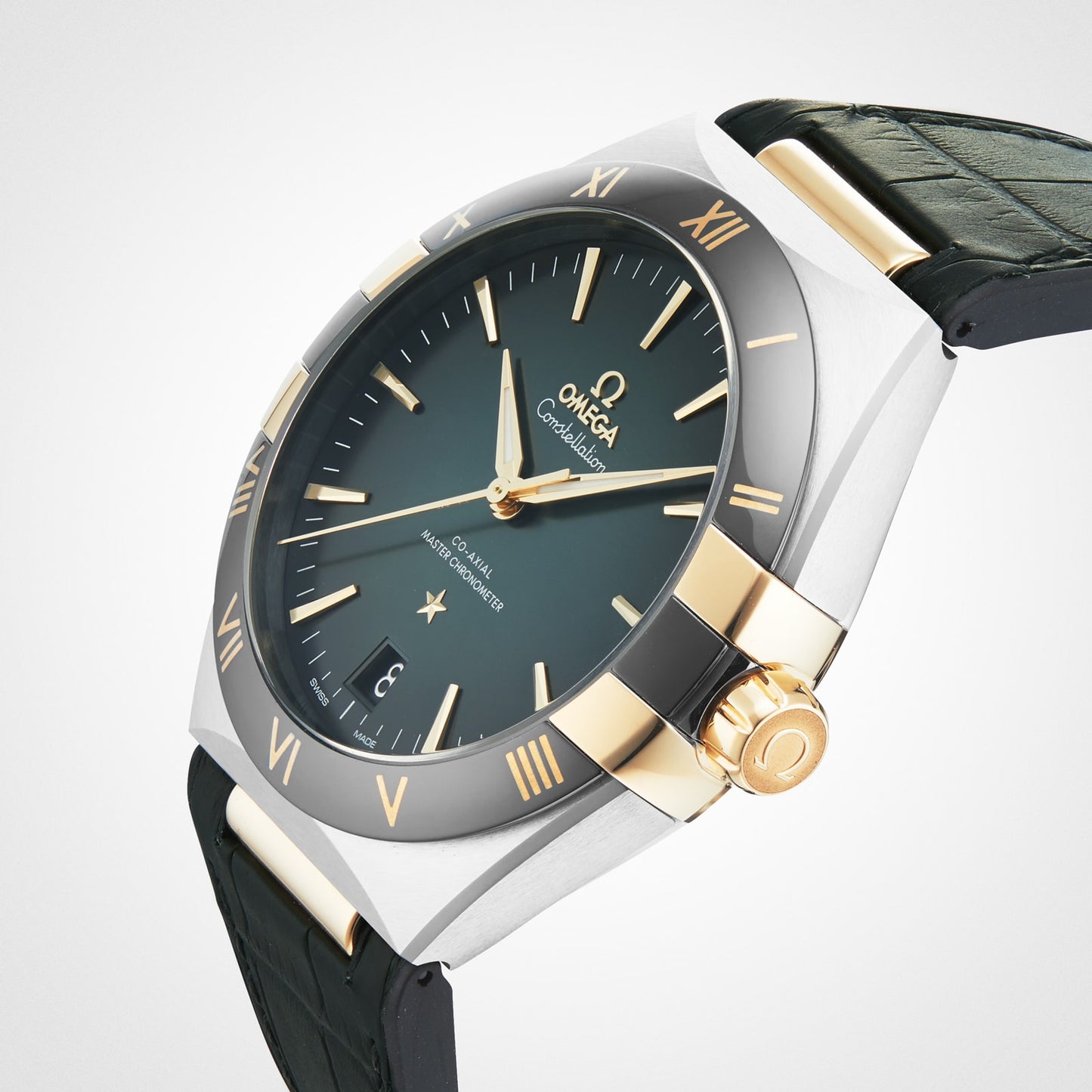 OMEGA Constellation Co-Axial Master Chronometer 41mm Mens Watch Green O13123412110001