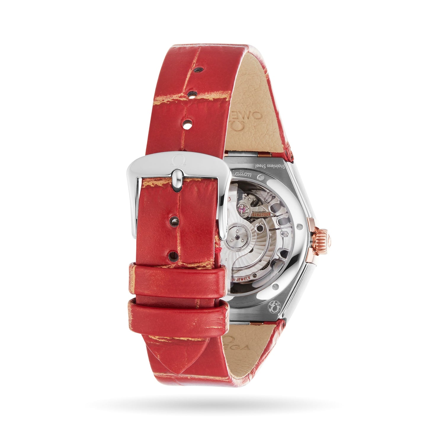 OMEGA Constellation Co-Axial Master Chronometer 29mm Ladies Watch Red O13128292099002
