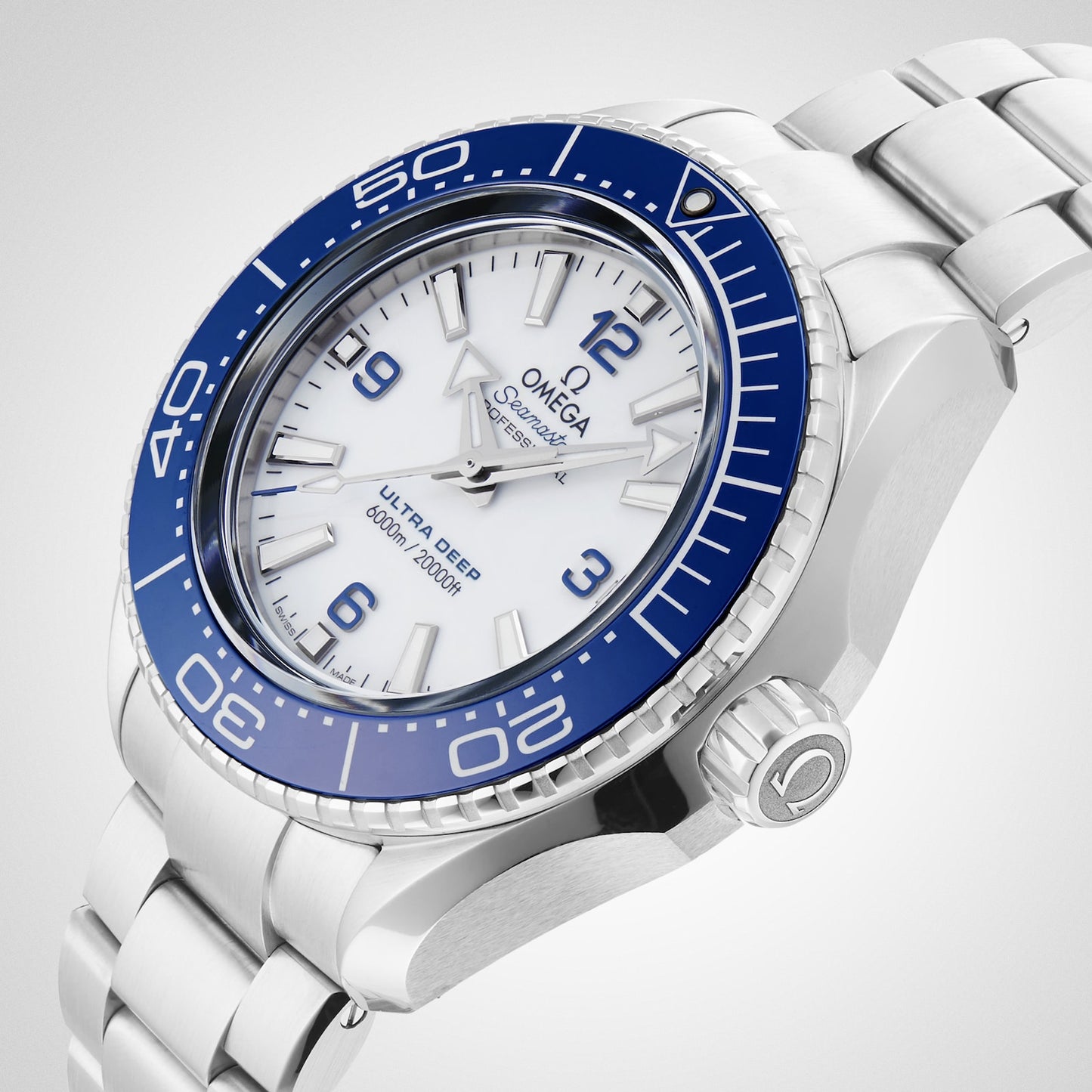 OMEGA Seamaster Planet Ocean Ultra Deep 6000m Co-Axial Master Chronometer 45.5mm Mens Watch White O21530462104001