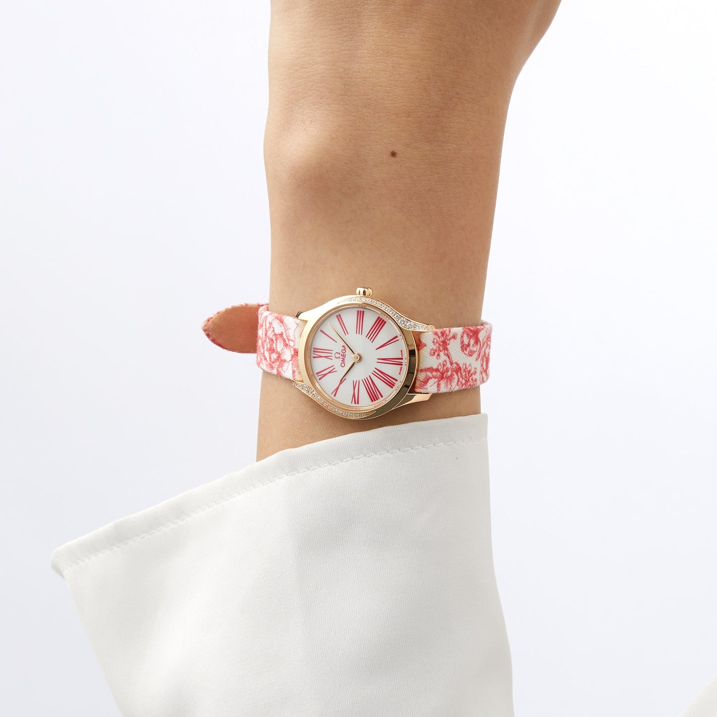 OMEGA De Ville Mini Trésor Quartz 26mm - Moonshine™ Gold O42857266004003