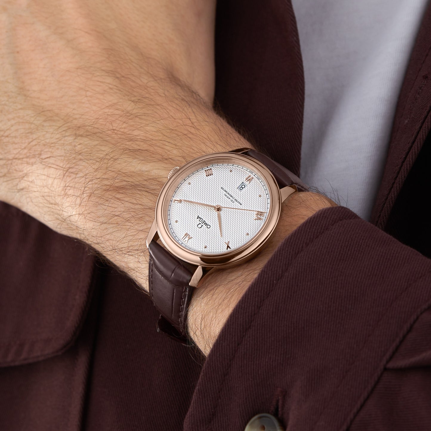 OMEGA De Ville Prestige 40mm Mens Watch Silver O43453402002001