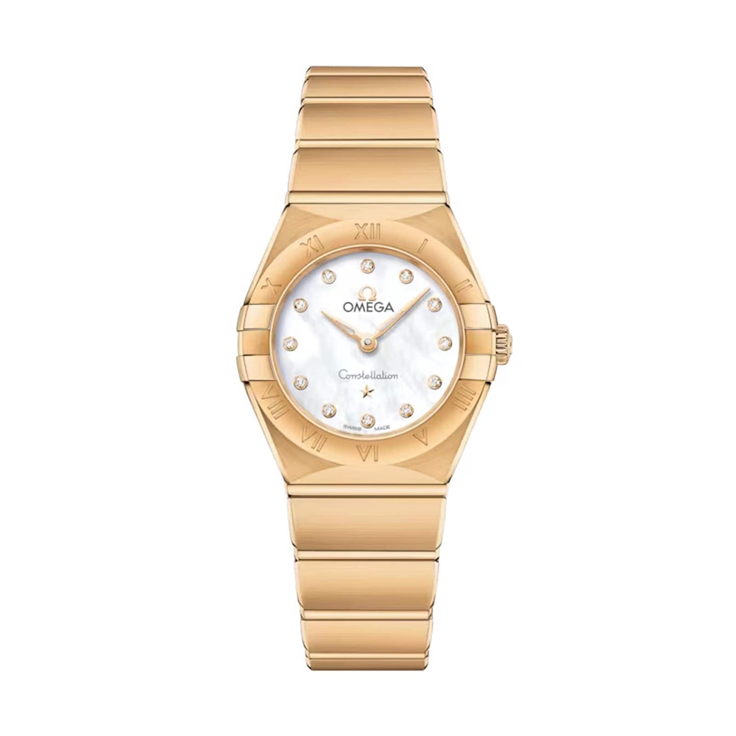OMEGA Constellation 25mm, Yellow Gold On Yellow Gold Ladies Watch O13150256055002