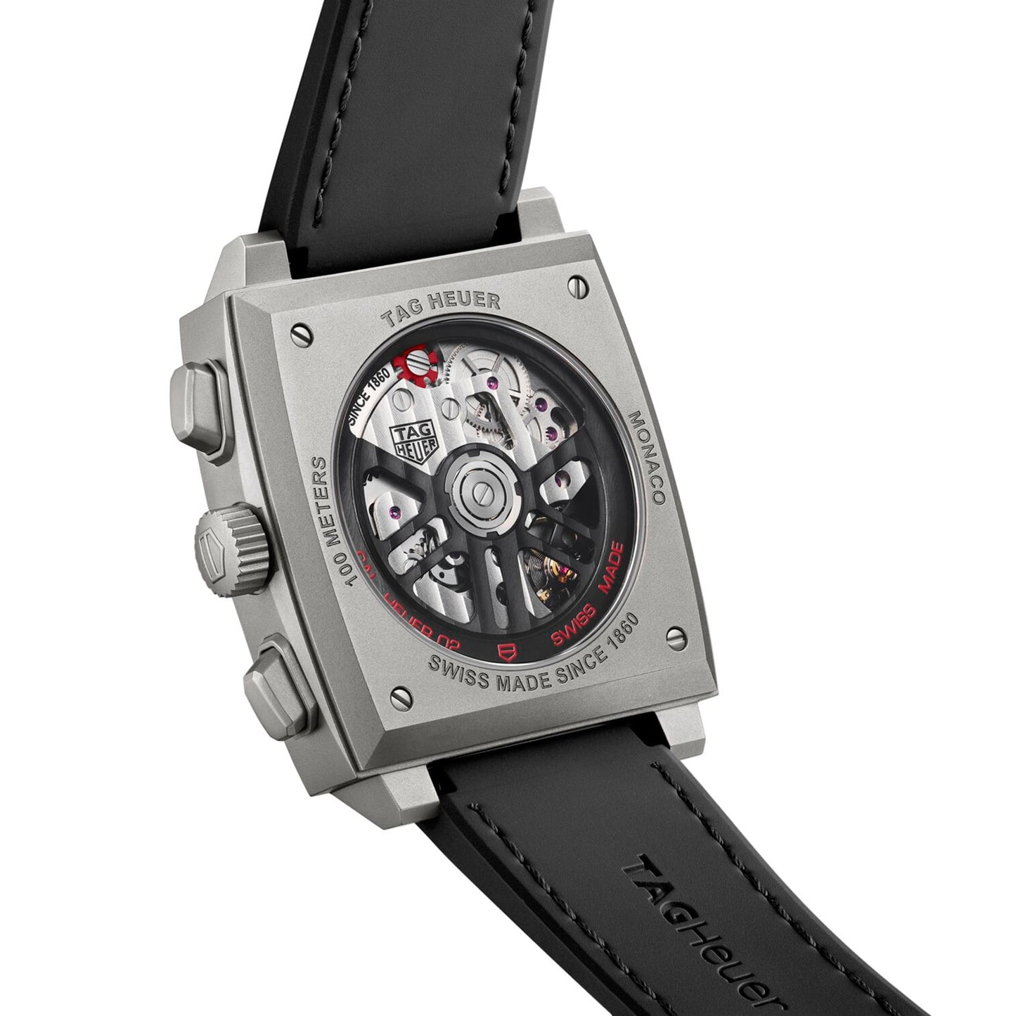 TAG HEUER Monaco Chronograph 39mm Mens Watch Titanium Black CBL2183.FT6236
