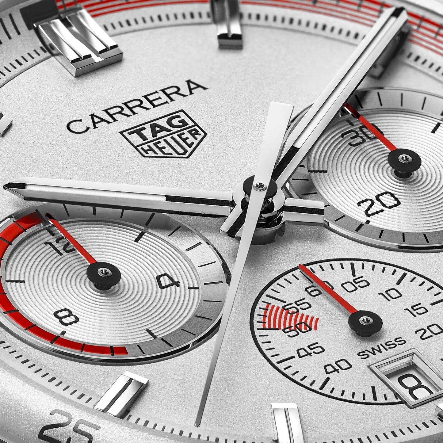 TAG HEUER Carrera Chronosprint X Porsche Special Edition 42mm Mens Watch Silver CBS2011.FC6529
