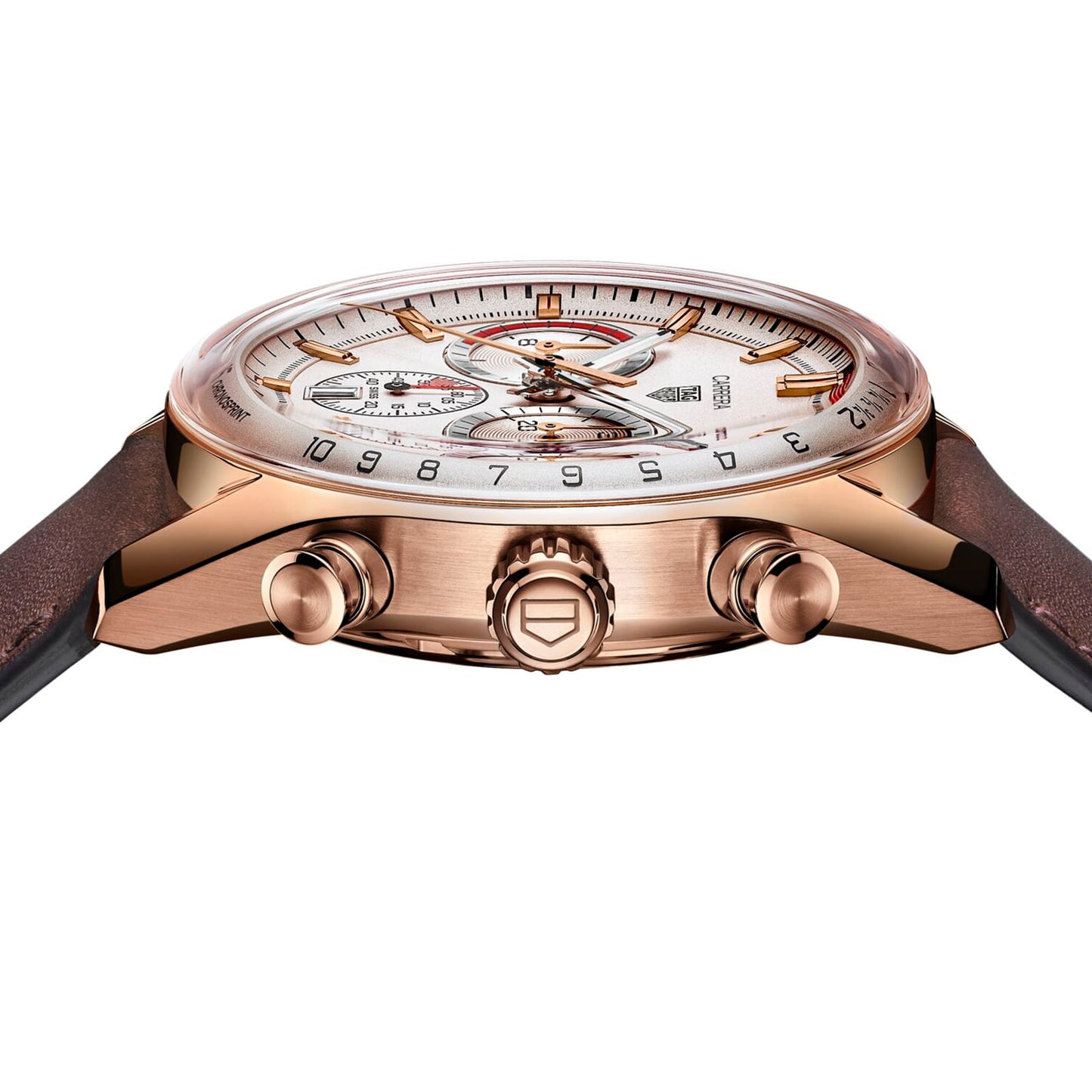 TAG HEUER Carrera Chronosprint X Porsche Special Edition 42mm Mens Watch Beige CBS2040.FC8318