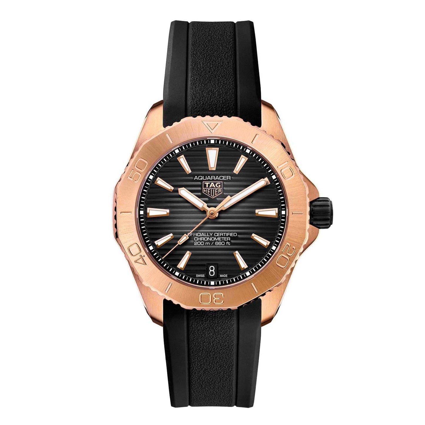 TAG HEUER Aquaracer Professional 200 40mm Mens Watch Black WBP5150.FT6199