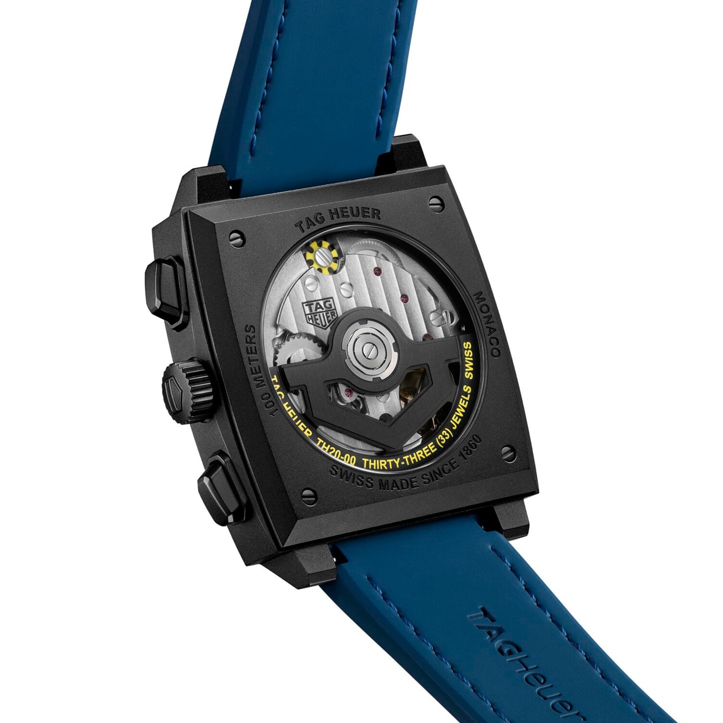 TAG HEUER Monaco Skeleton 39mm Mens Watch Blue CBL2188.FT6261
