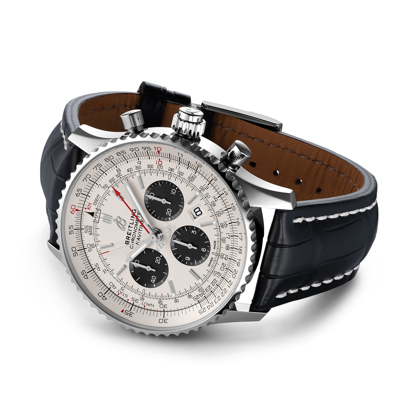 BREITLING Navitimer B03 Chronograph Rattrapante 45 Watch AB0311211G1P1