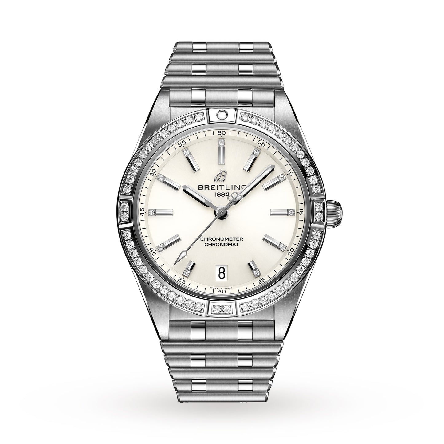 BREITLING Chronomat Automatic 36 Stainless Steel (Gem-Set) Watch A10380591A1A1