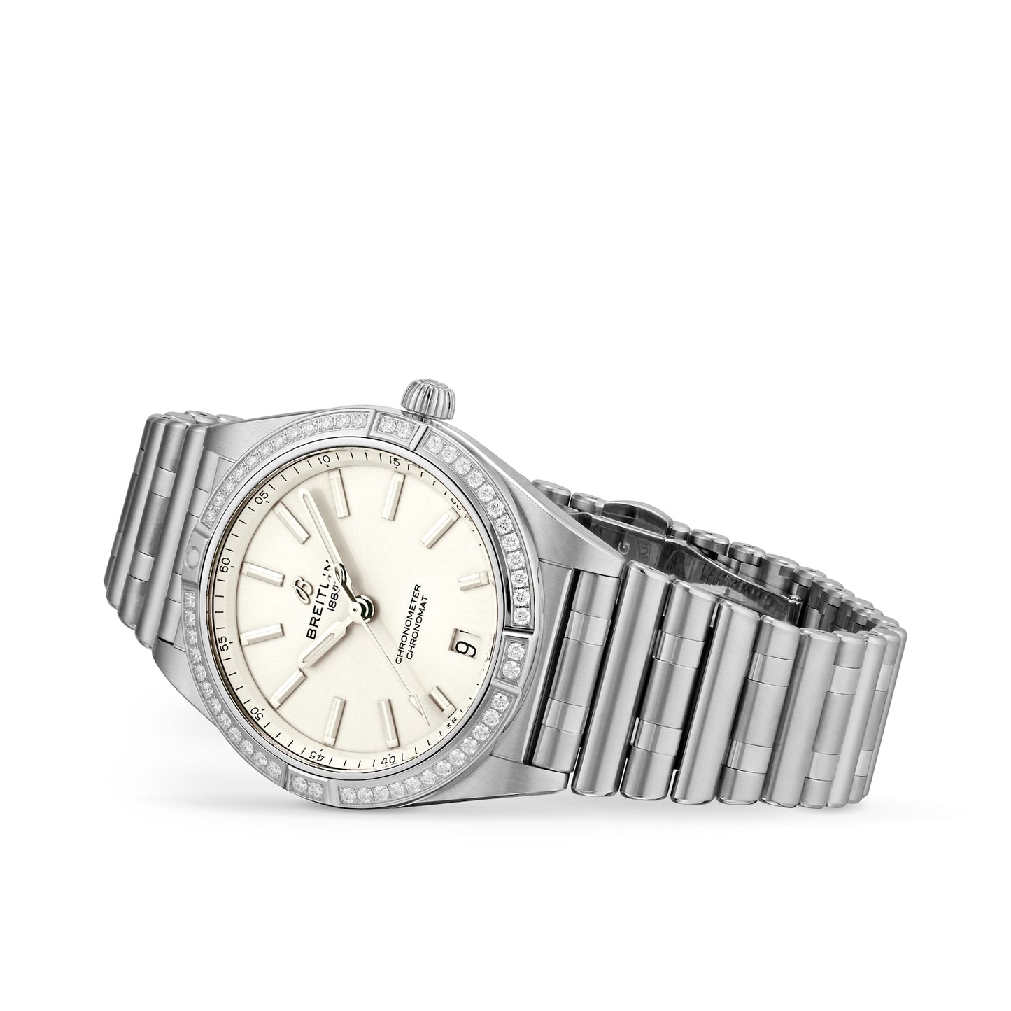 BREITLING Chronomat Automatic 36 Stainless Steel (Gem-Set) Watch A10380591A1A1