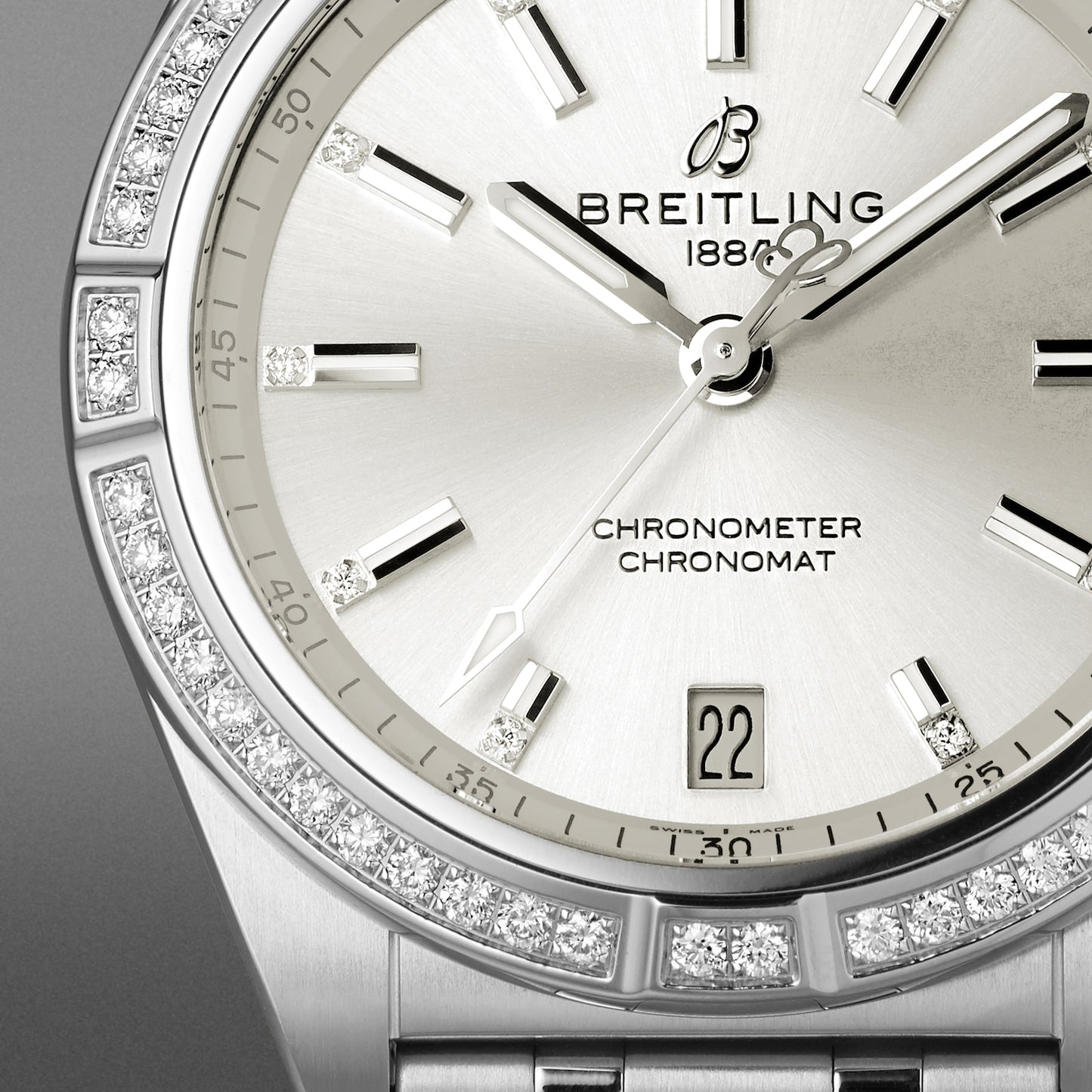 BREITLING Chronomat Automatic 36 Stainless Steel (Gem-Set) Watch A10380591A1A1