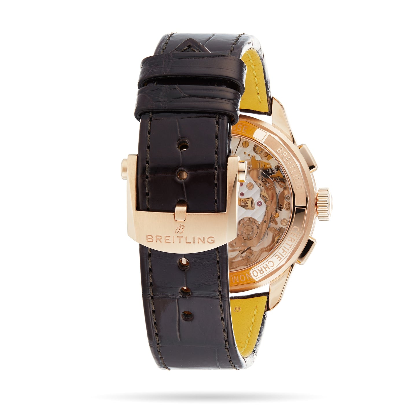BREITLING Premier B09 Chronograph 40 18k Red Gold Watch RB0930371G1P1