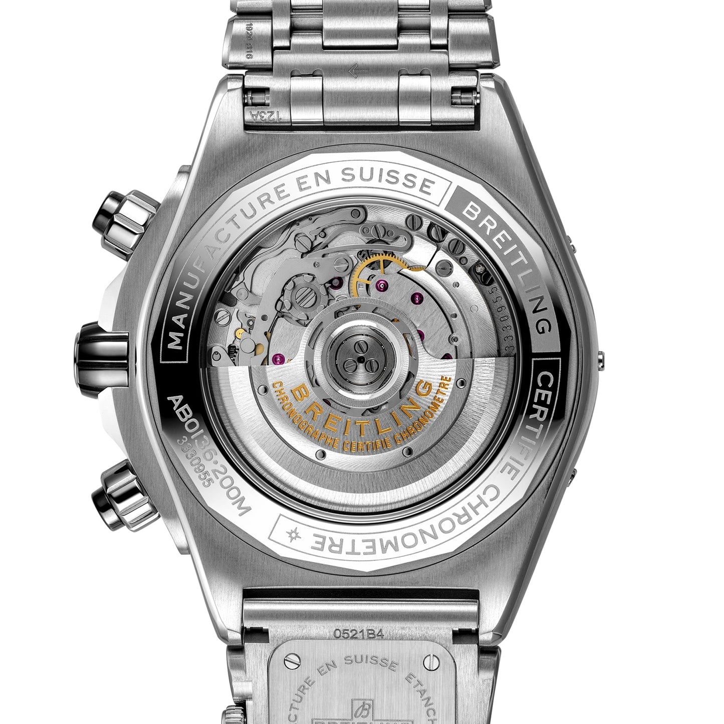 BREITLING Super Chronomat B01 44 Stainless Steel Watch AB0136251B1A2