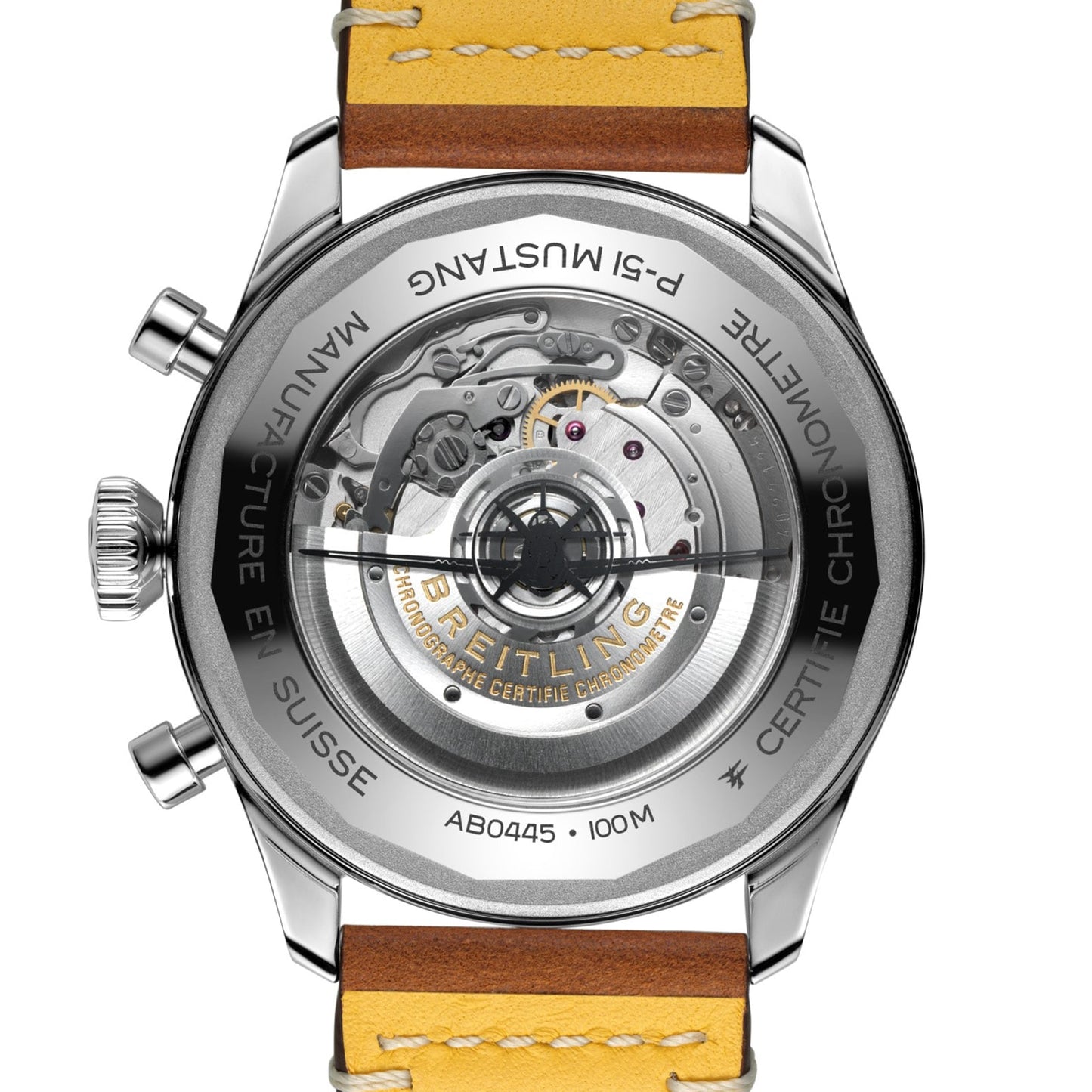 BREITLING Super AVI B04 Chronograph GMT 46 P-51 Mustang Watch AB04453A1B1X1