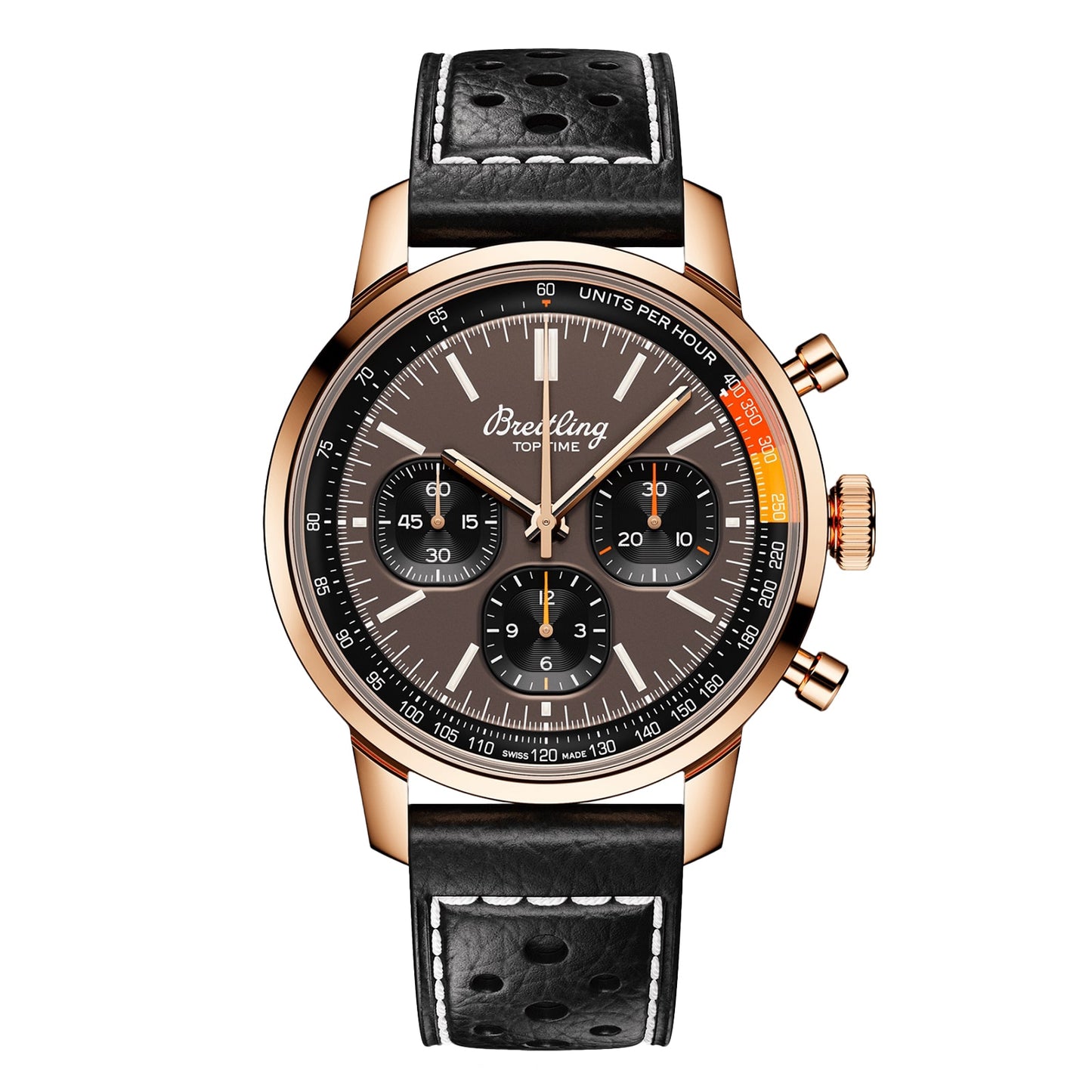 BREITLING Top Time B01 41mm Mens Watch Brown RB01761A1Q1X1