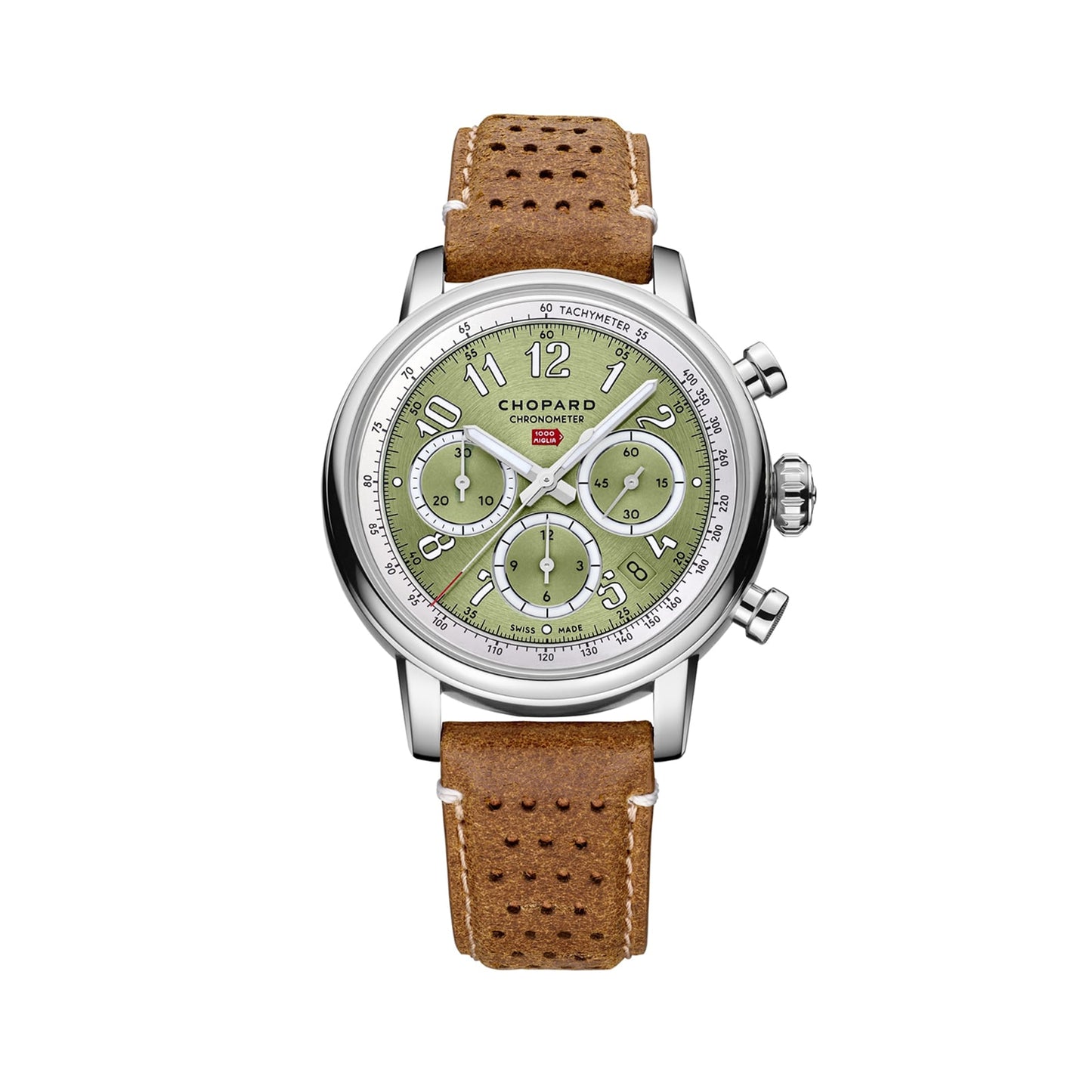 CHOPARD Mille Miglia Classic Chronograph 40.5mm Mens Watch Green 168619-3004