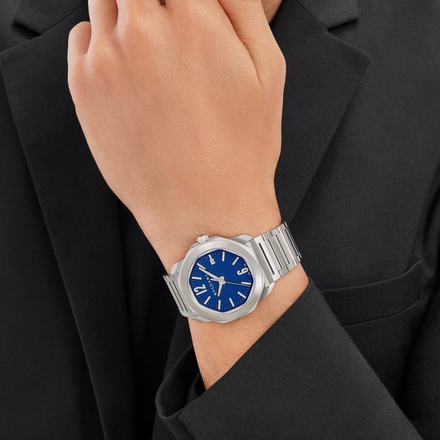 BVLGARI Octo Roma 41mm Mens Watch Blue 103739