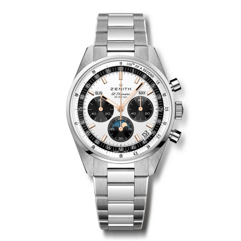 ZENITH Chronomaster Original Triple Calendar Automatic Stainless Steel Watch 03.3400.3610/38.M3200