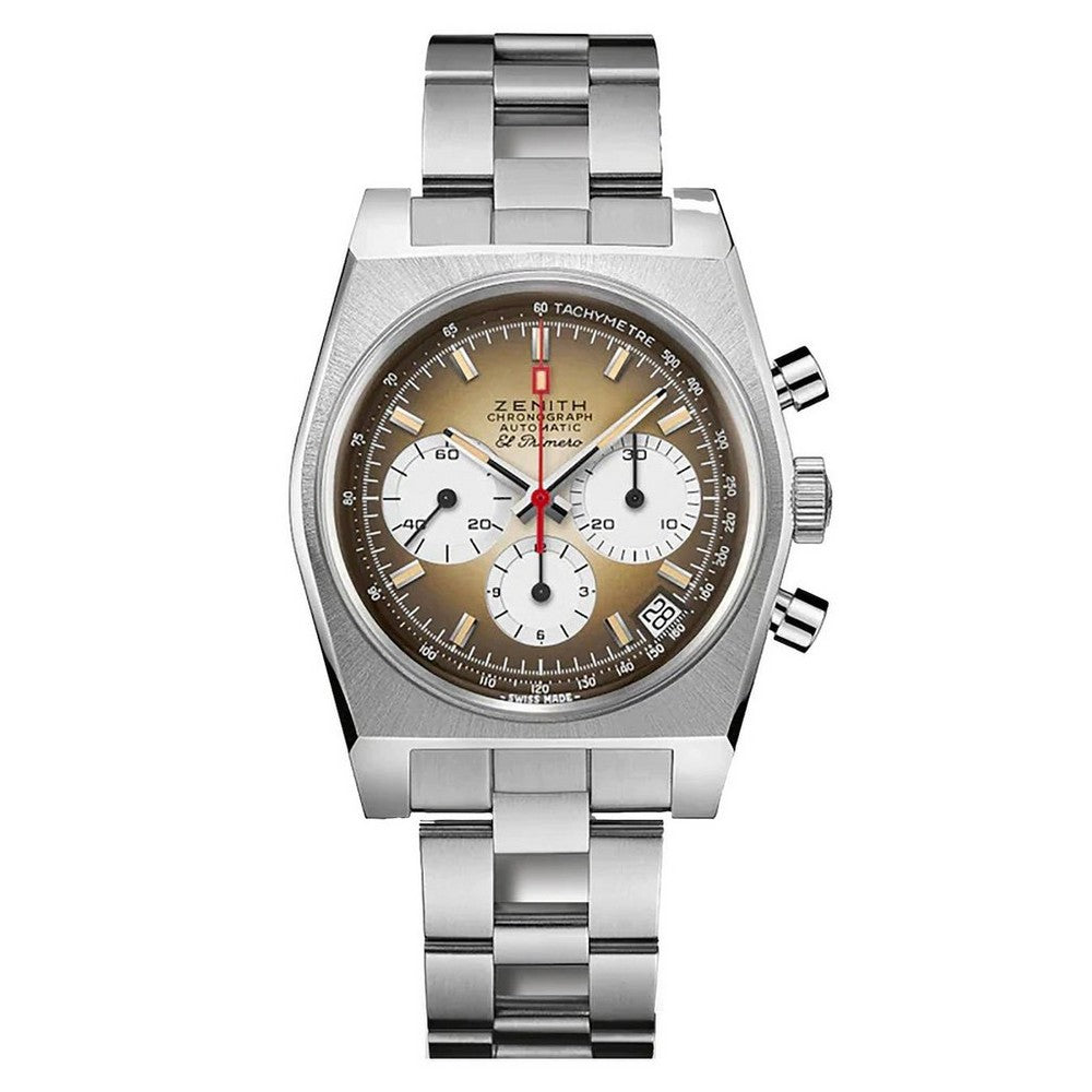 ZENITH Chronomaster Revival El Primero A385 Stainless Steel Automatic Watch 03.A384.400/385.M385