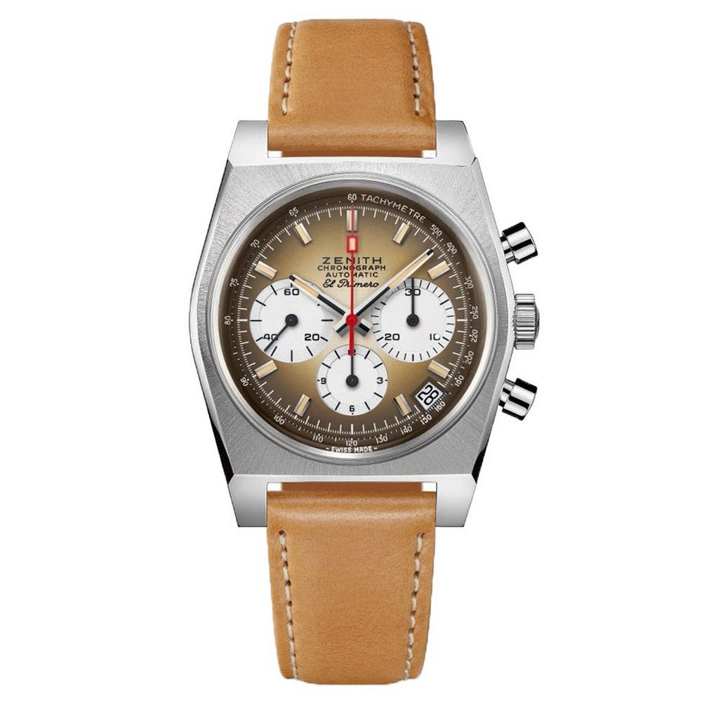 ZENITH Chronomaster Revival El Primero A385 Automatic Stainless Steel Watch 03.A384.400/385.C855