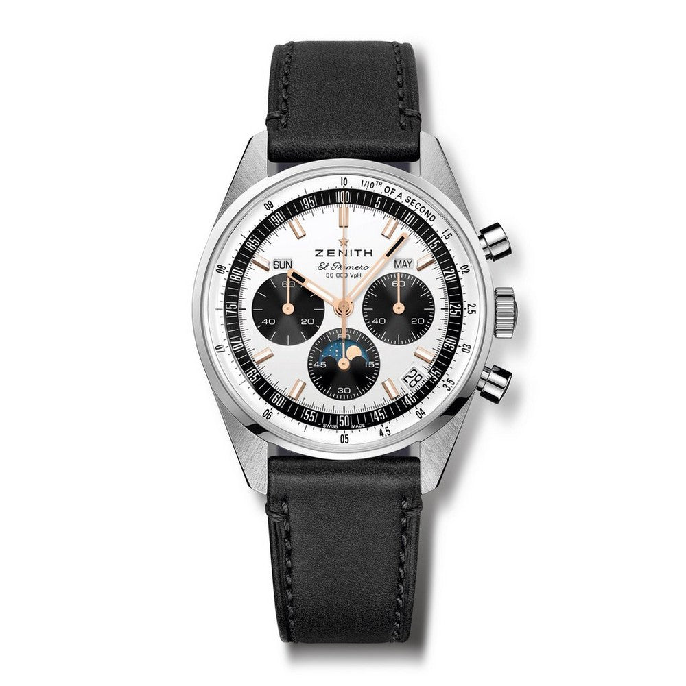 ZENITH Chronomaster Original Triple Calendar Automatic Stainless Steel Watch 03.3400.3610/38.C911