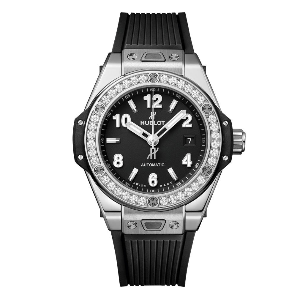HUBLOT Big Bang One Click Steel Diamonds Ladies Watch 485.SX.1170.RX.1204