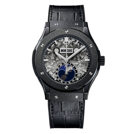 HUBLOT Classic Fusion Aerofusion Moonphase Ceramic Automatic Watch 517.CX.0170.LR