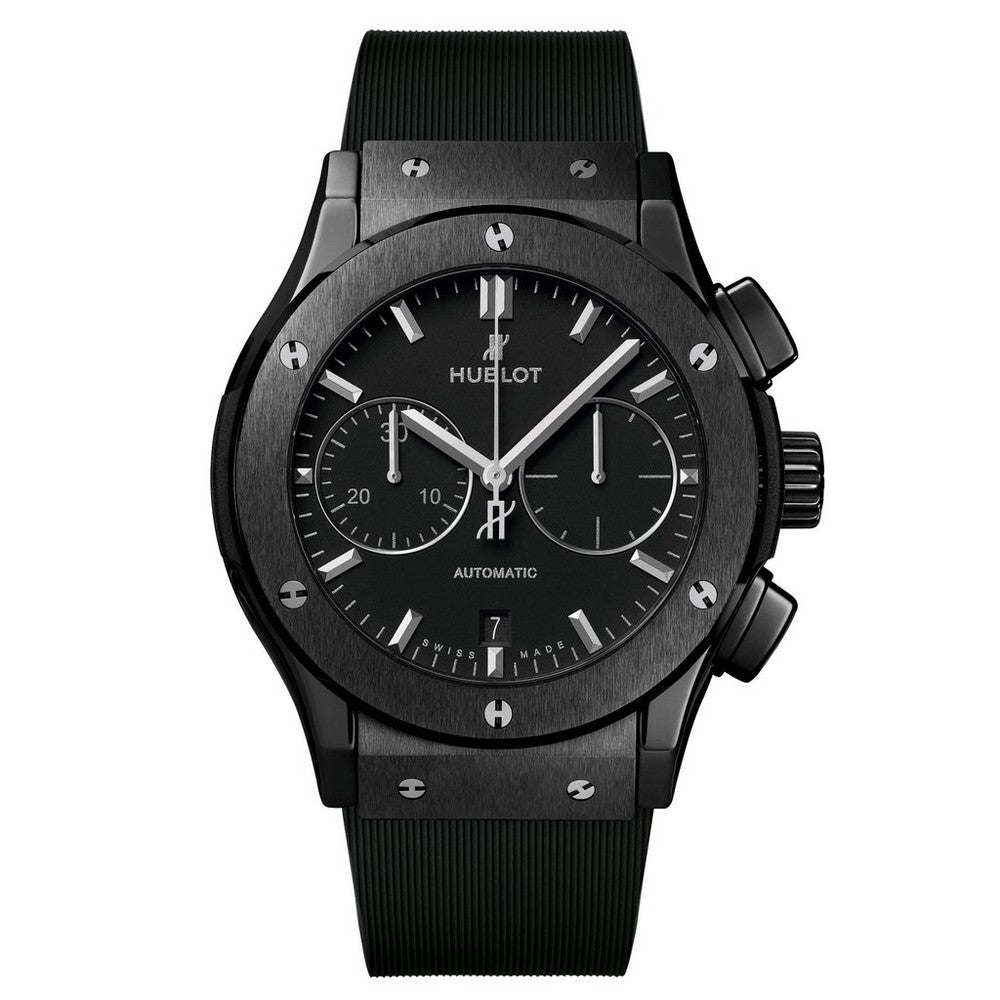 HUBLOT Classic Fusion Black Magic Chronograph Ceramic Watch 521.CM.1171.RX
