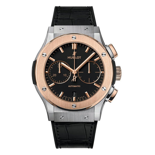 HUBLOT Classic Fusion Titanium And 18ct King Gold Automatic Chronograph Watch 521.NO.1181.LR