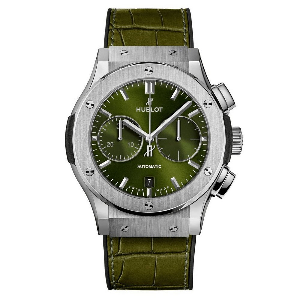 HUBLOT Classic Fusion Titanium Automatic Chronograph Watch 521.NX.8970.LR