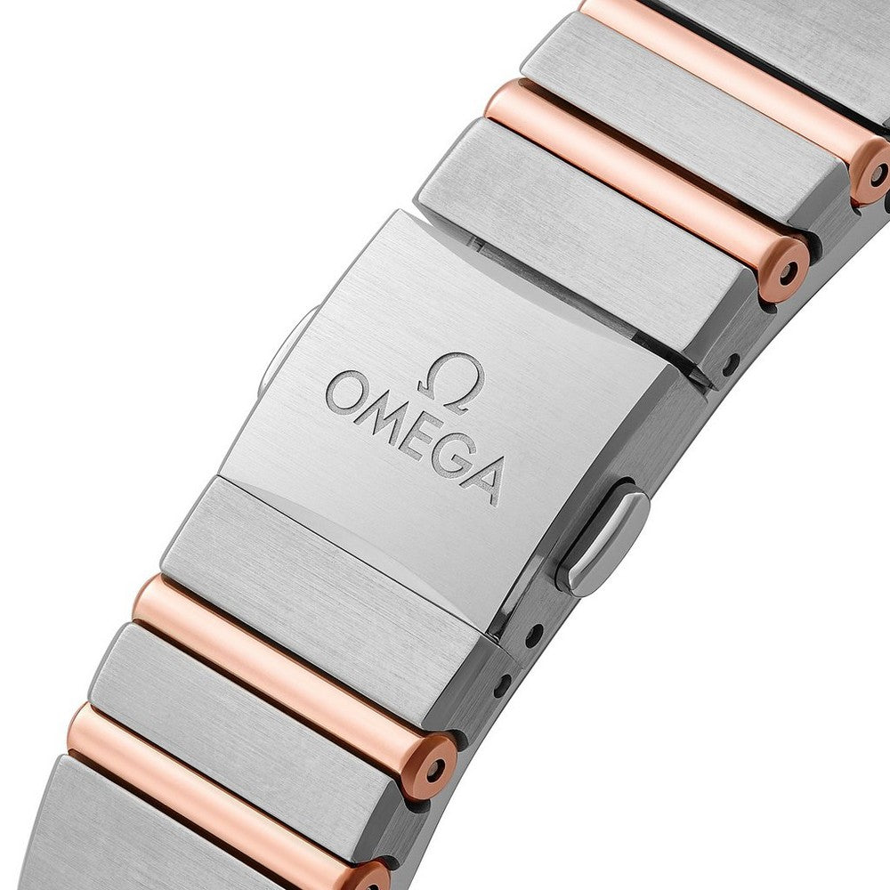 OMEGA Constellation Quartz 28mm Stainless Steel and 18ct Yellow Gold Ladies Watch 131.25.28.60.55.001