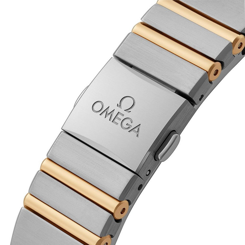 OMEGA Constellation Quartz 28mm Stainless Steel and 18ct Yellow Gold Ladies Watch 131.25.28.60.55.002