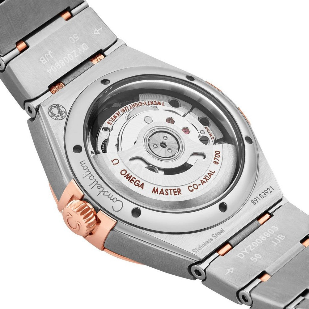 OMEGA Constellation 29mm Co-Axial Chronometer Stainless Steel and 18ct Sedna™ Gold Ladies Watch 131.25.29.20.55.001