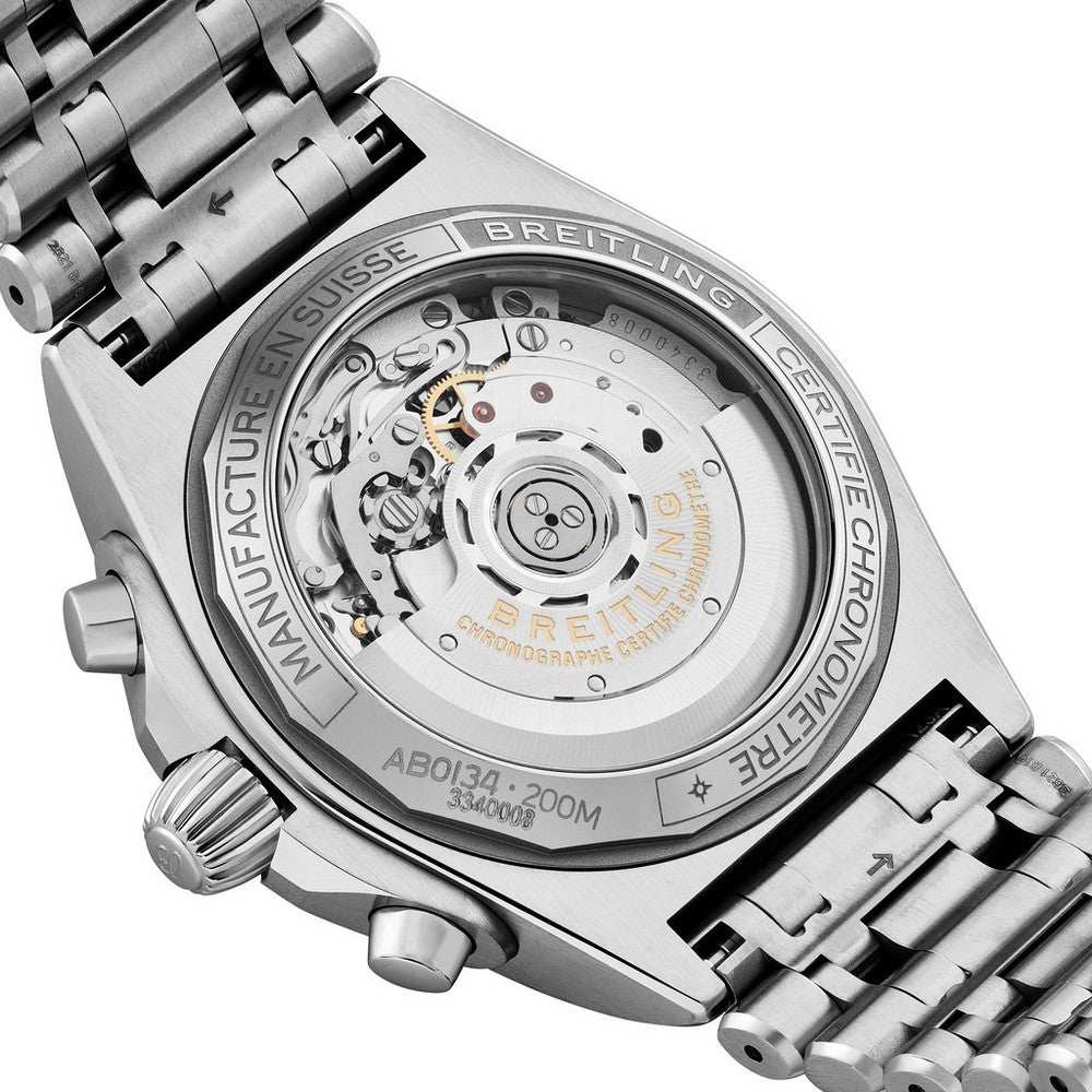 BREITLING Chronomat Chronograph Stainless Steel Men’s Watch AB0134101K1A1