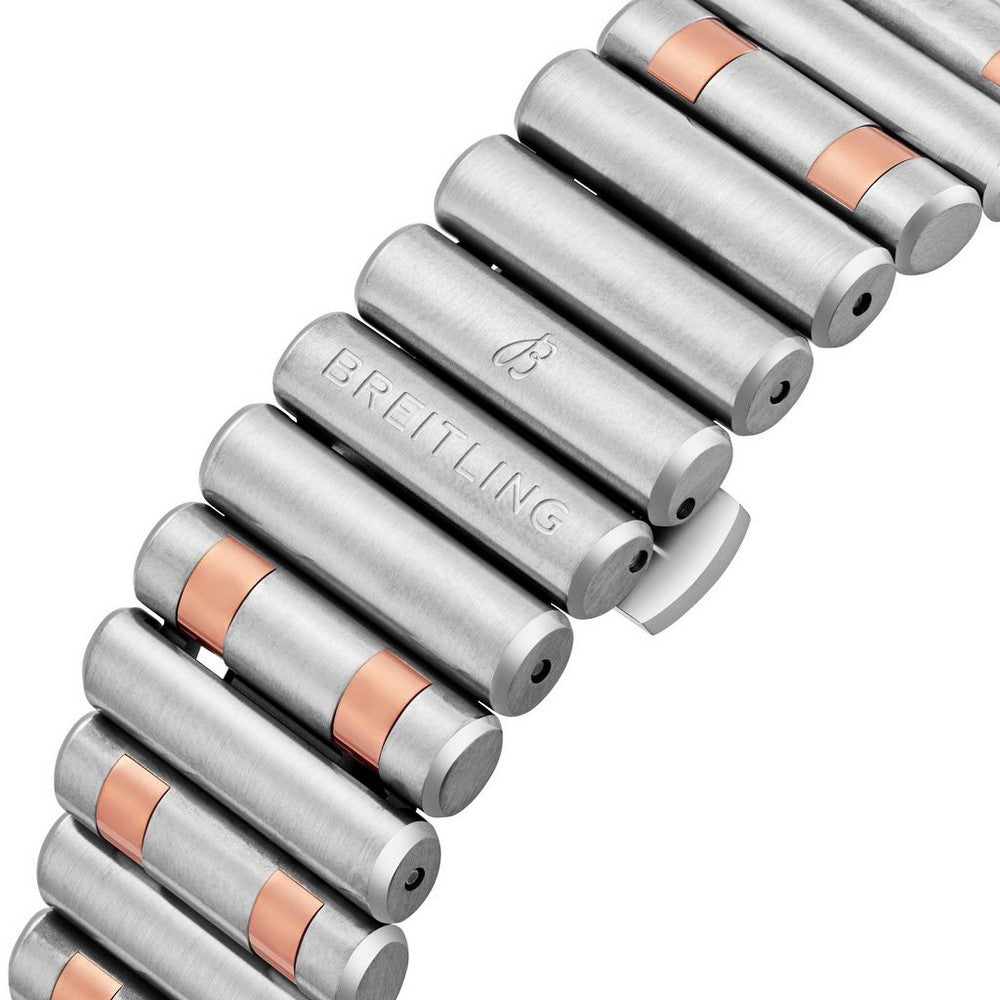 BREITLING Chronomat B01 42 Chronograph Stainless Steel and 18ct Red Gold Men’s Watch UB0134101B1U1