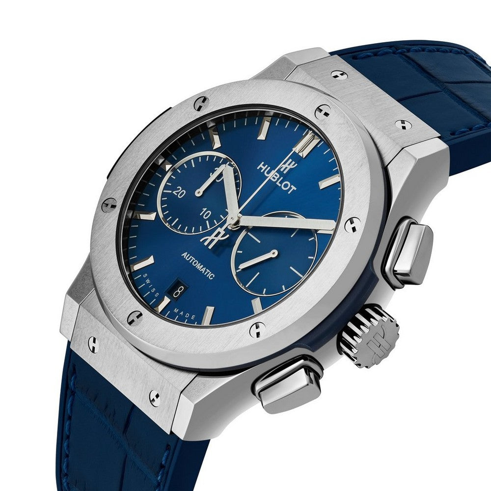 HUBLOT Classic Fusion Titanium Automatic Chronograph Watch 521.NX.7170.LR