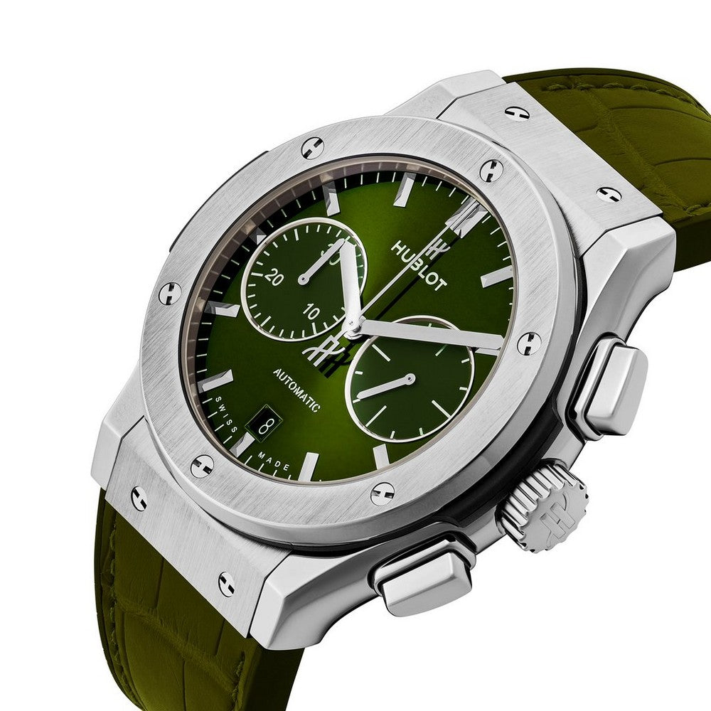 HUBLOT Classic Fusion Titanium Automatic Chronograph Watch 521.NX.8970.LR
