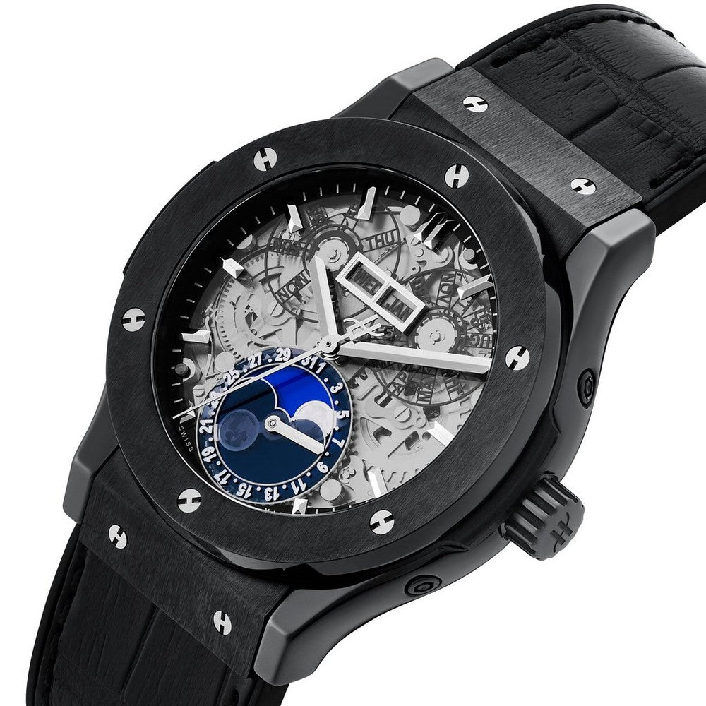 HUBLOT Classic Fusion Aerofusion Moonphase Ceramic Automatic Watch 517.CX.0170.LR